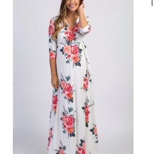 Pink blush maternity dress worn once!